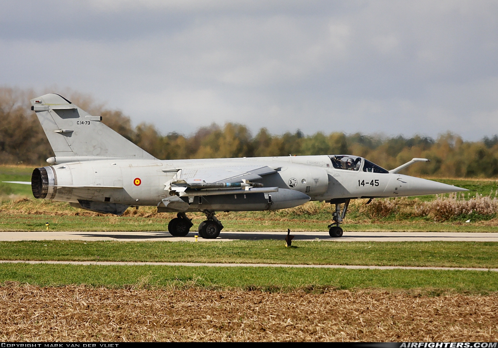 Spain - Air Force Dassault Mirage F1C C14-73 at Florennes (EBFS), Belgium