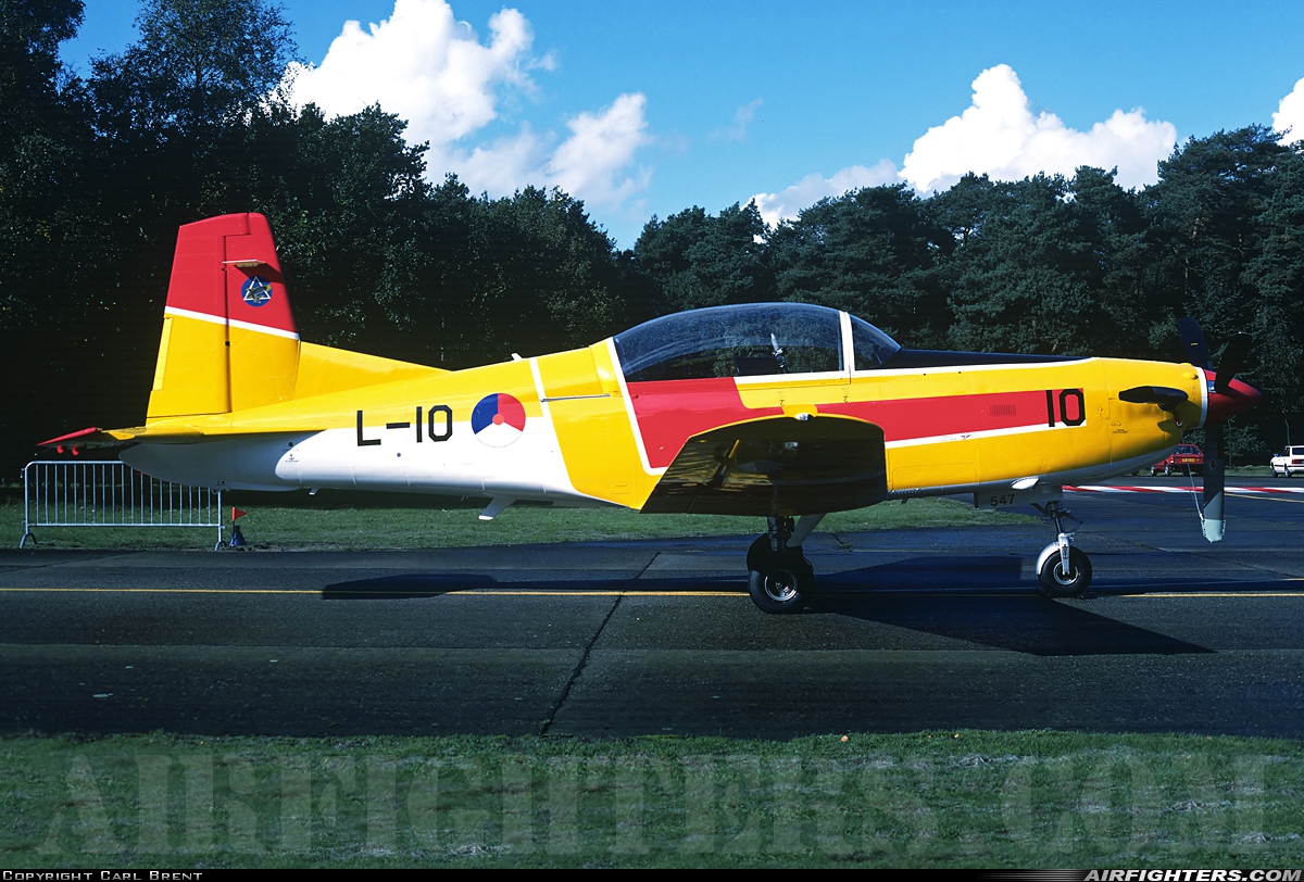 Netherlands - Air Force Pilatus PC-7 Turbo Trainer L-10 at Bergen op Zoom - Woensdrecht (WOE / BZM / EHWO), Netherlands