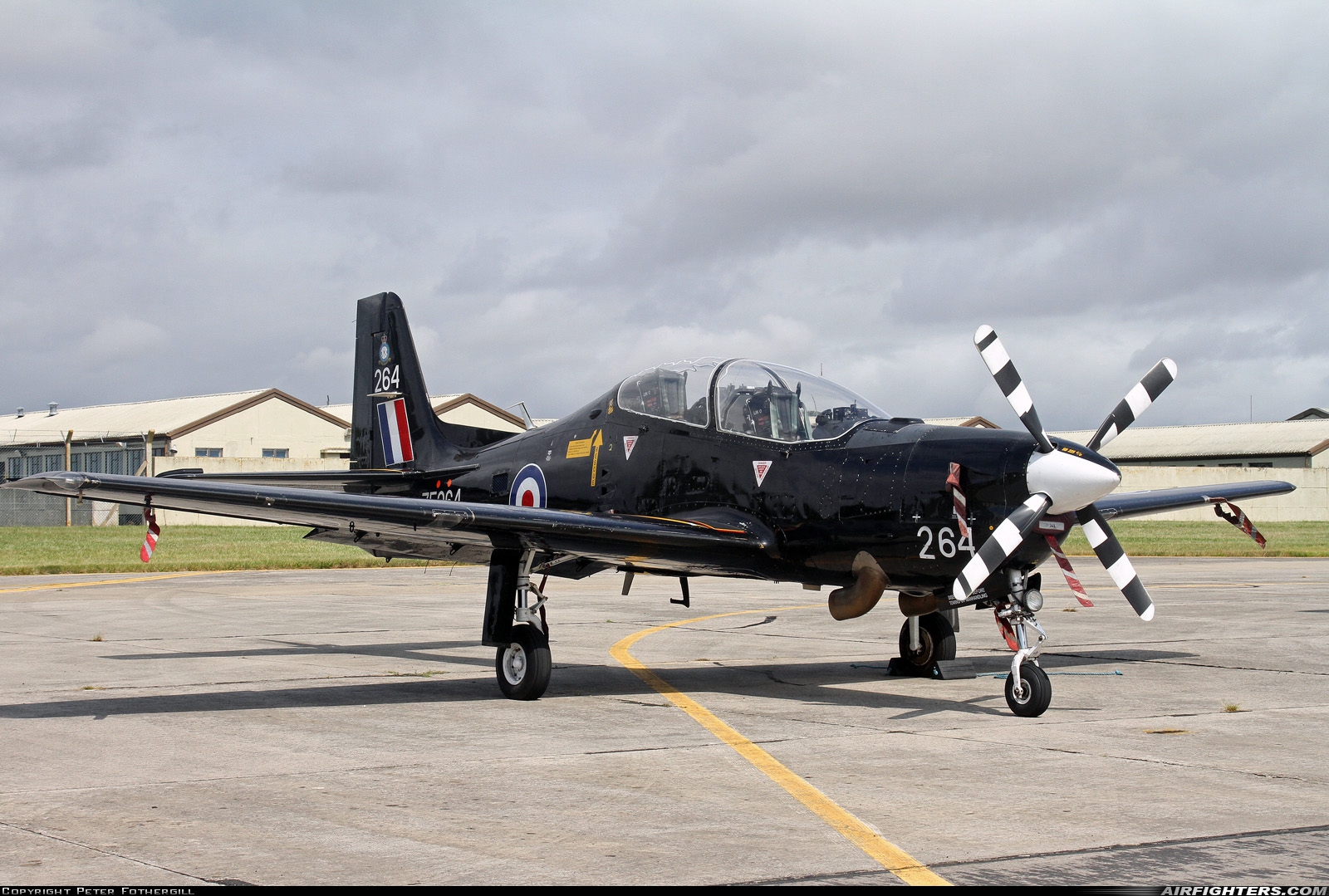 UK - Air Force Short Tucano T1 ZF264 at Fairford (FFD / EGVA), UK