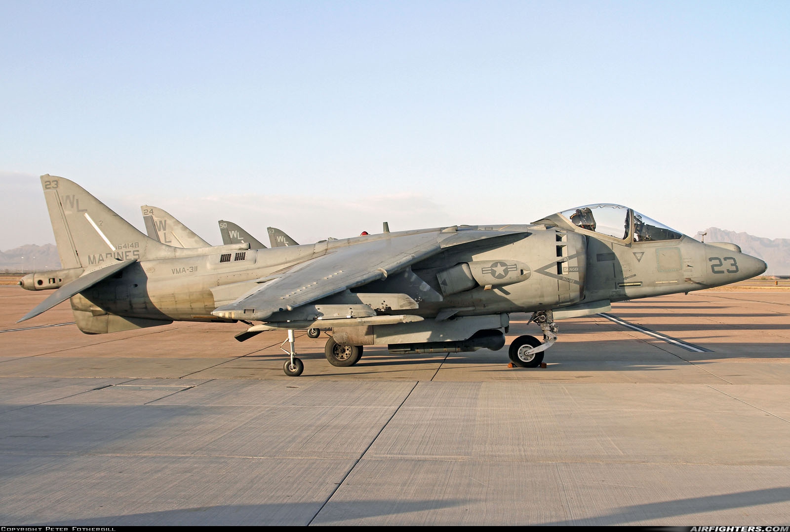 USA - Marines McDonnell Douglas AV-8B+ Harrier ll 164148 at Phoenix (Chandler) - Williams Gateway (AFB) (CHD / IWA / KIWA), USA