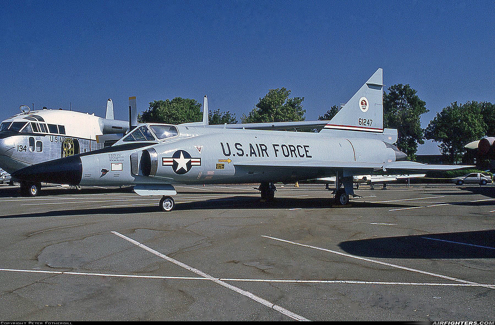 USA - Air Force Convair F-102A Delta Dagger (8-10) 56-1247 at Fairfield - Travis AFB (SUU / KSUU), USA