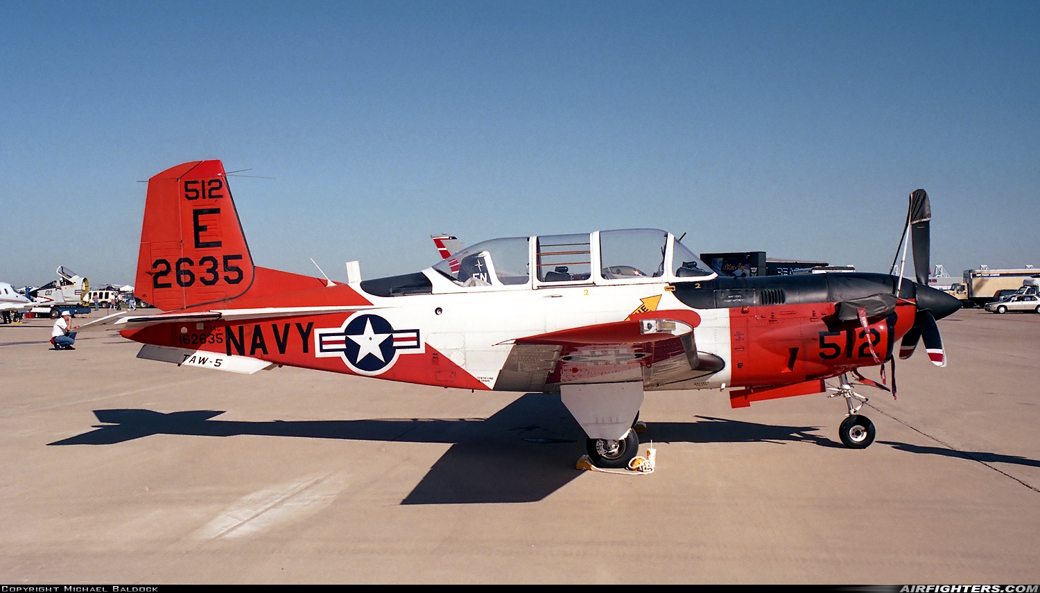 USA - Navy Beech T-34C Turbo Mentor (45) 162635 at Fort Worth - Alliance (AFW / KAFW), USA