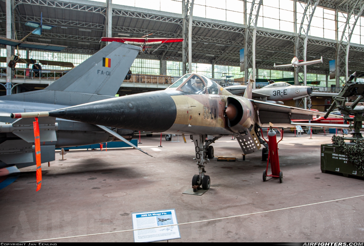France - Air Force Dassault Mirage F1C 100 at Off-Airport - Brussels, Belgium