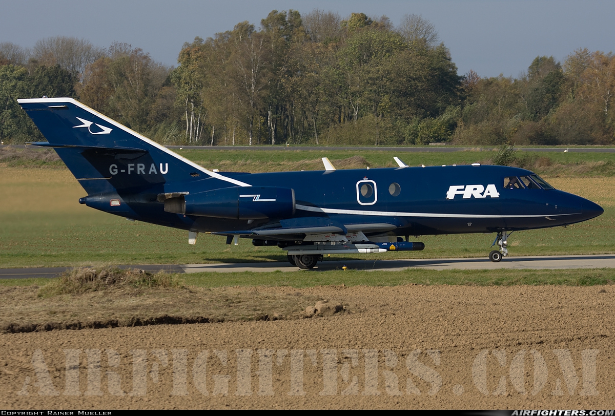 Company Owned - FR Aviation Dassault Falcon (Mystere) 20C G-FRAU at Florennes (EBFS), Belgium