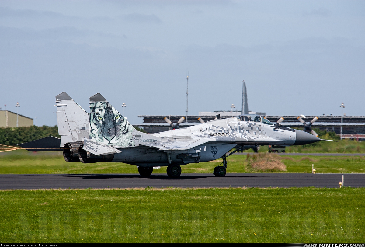 Slovakia - Air Force Mikoyan-Gurevich MiG-29AS 0921 at Leeuwarden (LWR / EHLW), Netherlands