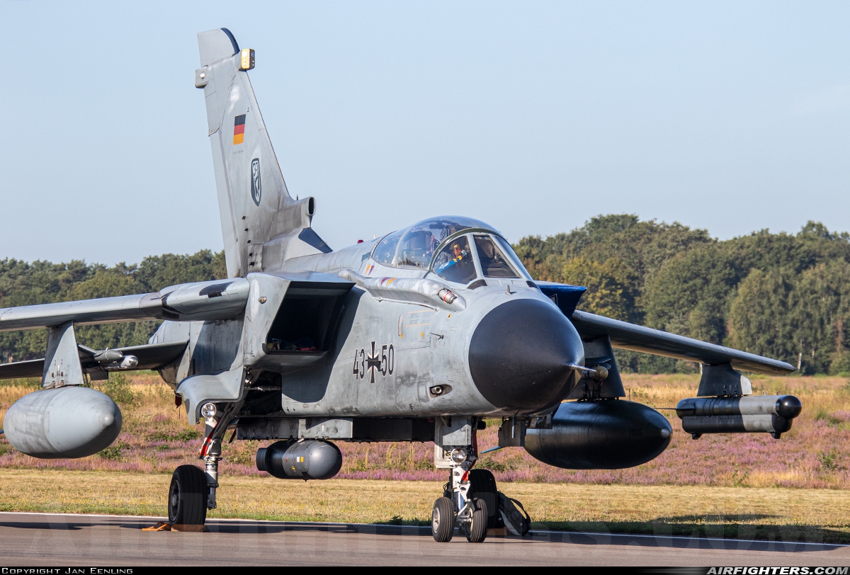 Germany - Air Force Panavia Tornado IDS 43+50 at Kleine Brogel (EBBL), Belgium