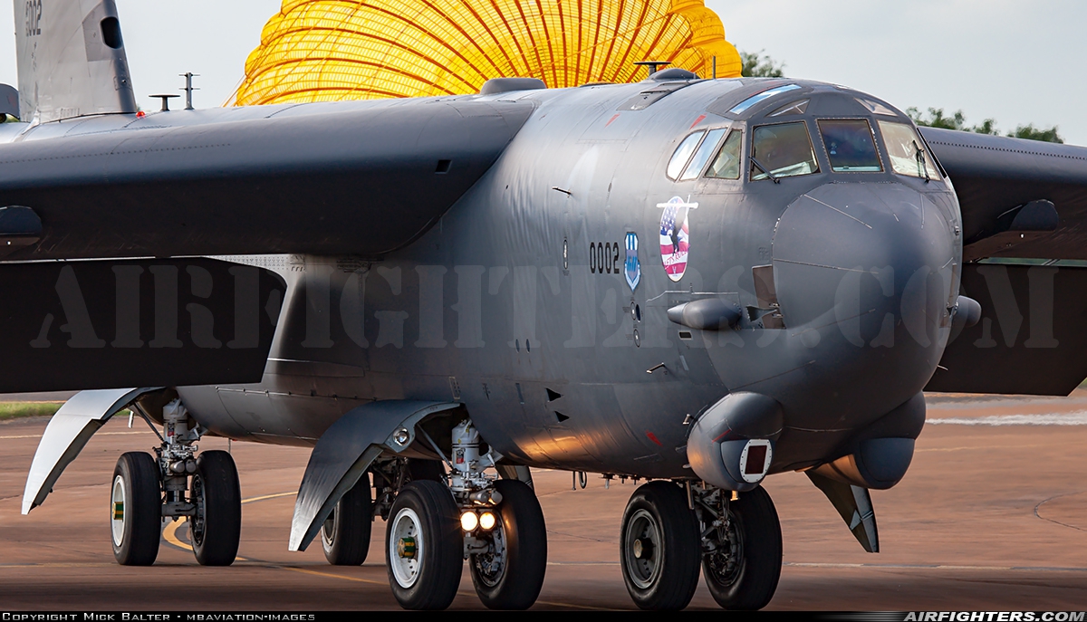 USA - Air Force Boeing B-52H Stratofortress 60-0002 at Fairford (FFD / EGVA), UK