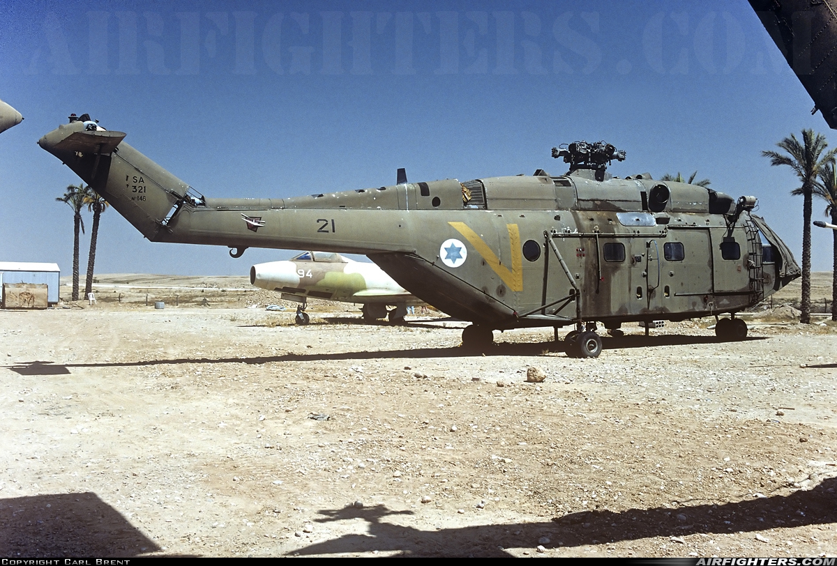 Israel - Air Force Aerospatiale SA-321K Tsirah 21 at Beersheba - Hatzerim (LLHB), Israel