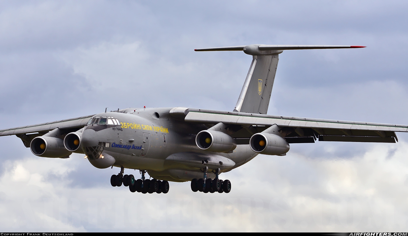 Ukraine - Air Force Ilyushin IL-76MD 76683 at Fairford (FFD / EGVA), UK