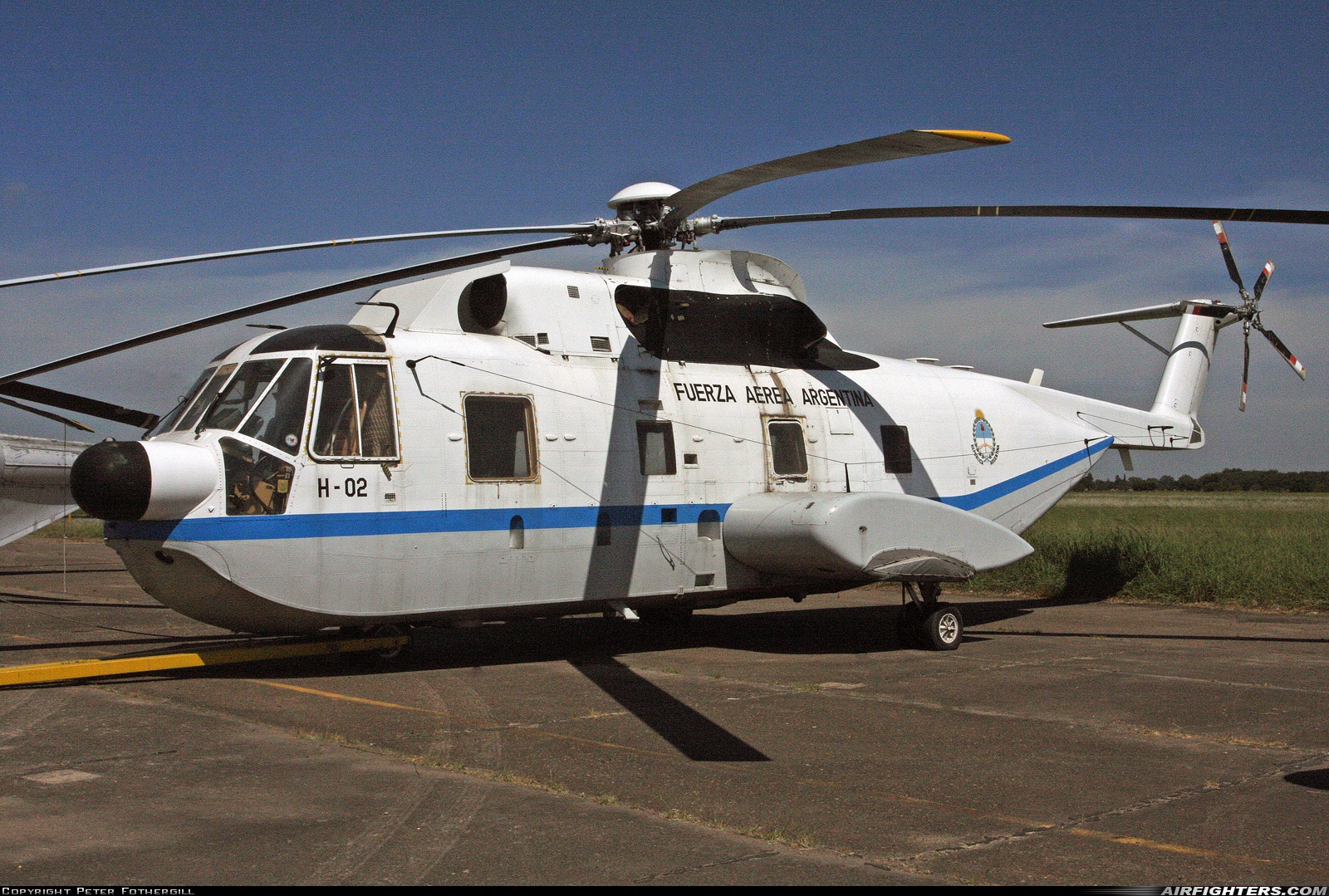Argentina - Government Sikorsky S-61NR Sea King H-02 at Moron (MOR / SADM), Argentina