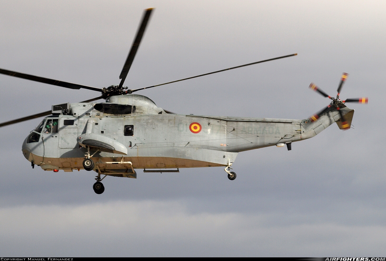 Spain - Navy Sikorsky SH-3H Sea King (S-61B) HS.9-17 at Malaga (AGP / LEMG), Spain