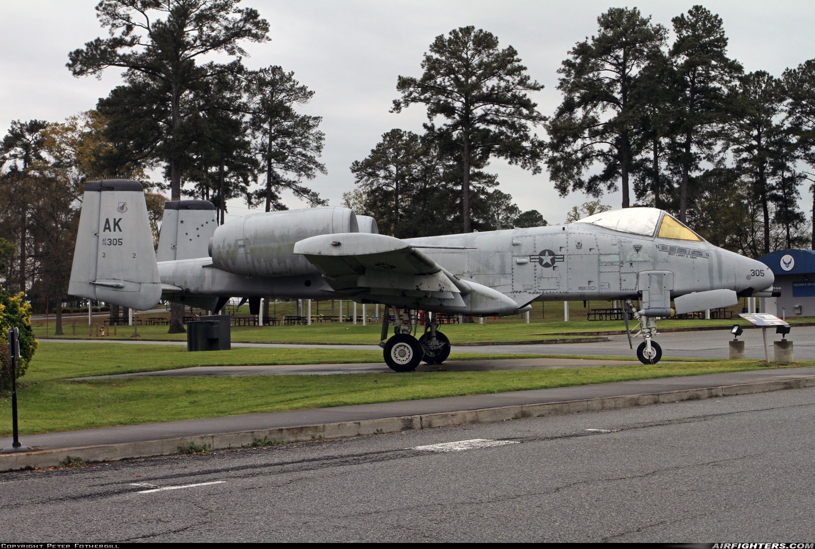 USA - Air Force Fairchild A-10A Thunderbolt II 75-0305 at Warner Robins - Robins AFB (WRB / KWRB), USA