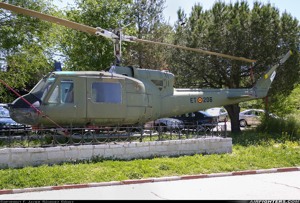 Spain - Army Bell UH-1B Iroquois (204) HU.8B-10 at Madrid - Colmenar Viejo (LECV), Spain