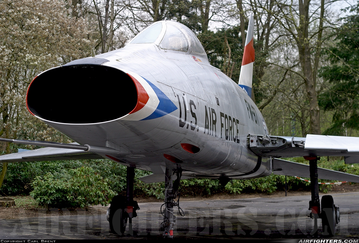 USA - Air Force North American F-100D Super Sabre 54-2265 at Off-Airport - Kamp Zeist, Netherlands