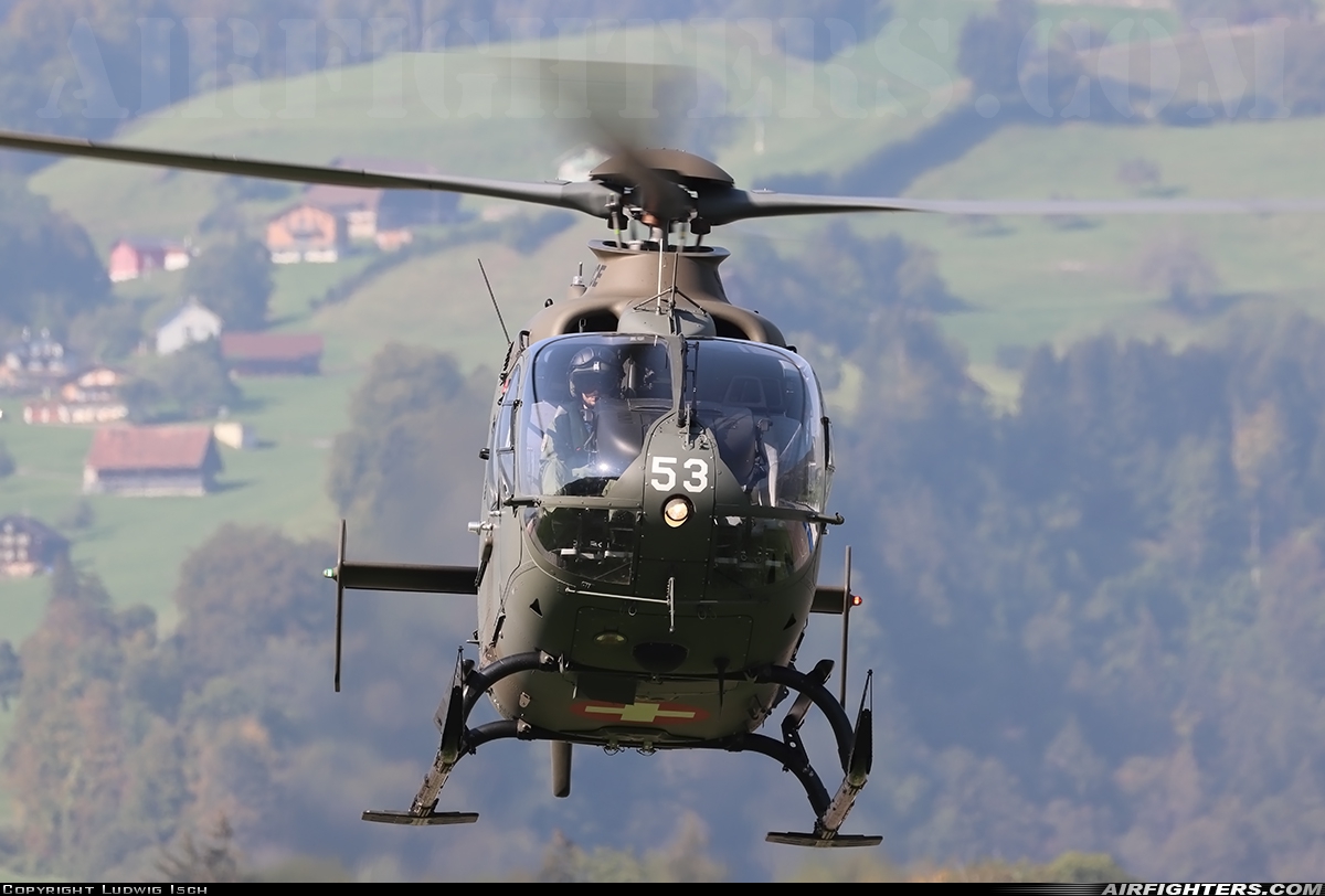 Switzerland - Air Force Eurocopter TH05 (EC-635P2+) T-353 at Alpnach (LSMA), Switzerland