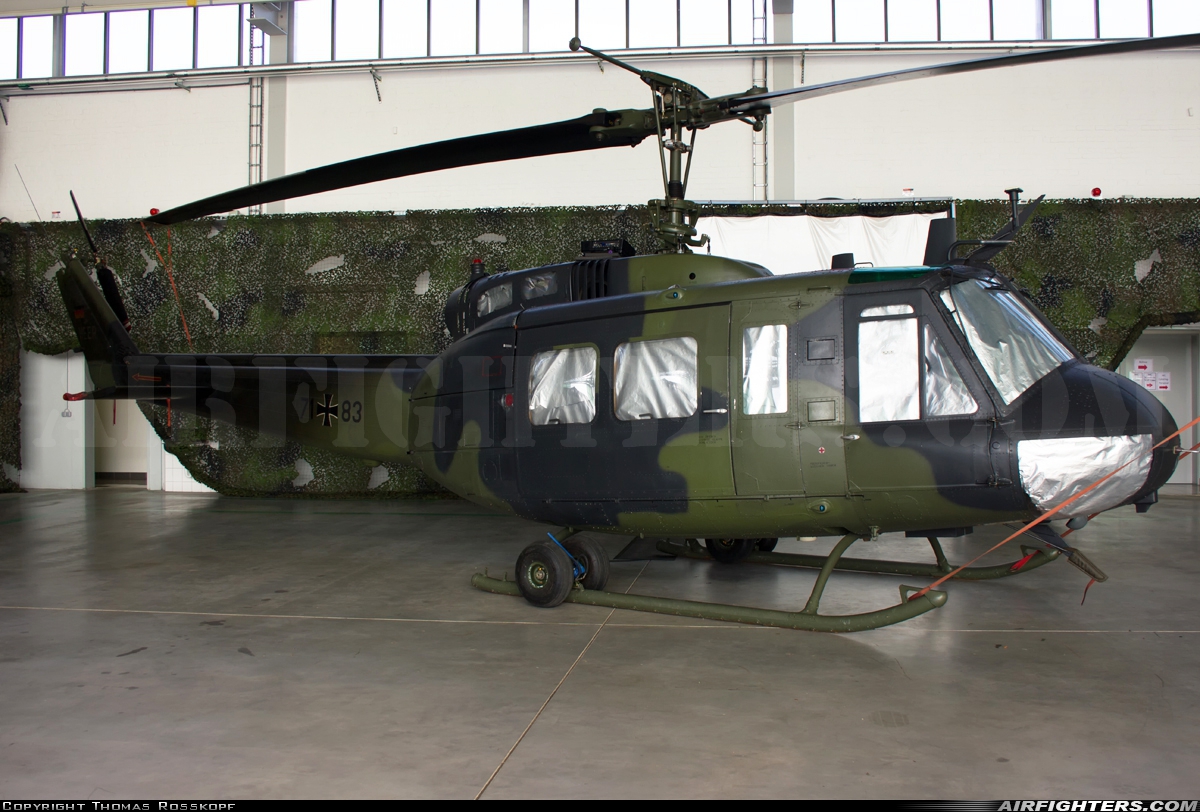 Germany - Army Bell UH-1D Iroquois (205) 71+83 at Fassberg (ETHS), Germany