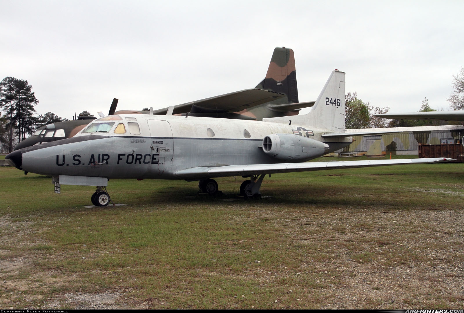 USA - Air Force Rockwell CT-39A Sabreliner 62-4461 at Warner Robins - Robins AFB (WRB / KWRB), USA