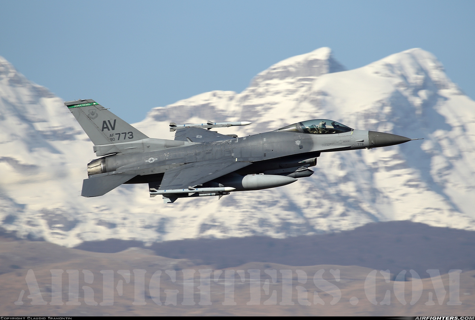 USA - Air Force General Dynamics F-16C Fighting Falcon 90-0773 at Aviano (- Pagliano e Gori) (AVB / LIPA), Italy