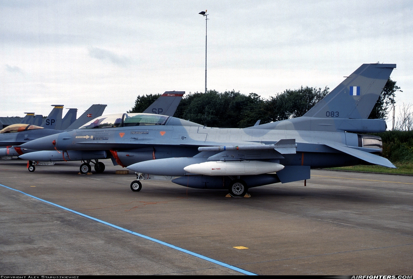 Greece - Air Force General Dynamics F-16D Fighting Falcon 083 at Leeuwarden (LWR / EHLW), Netherlands