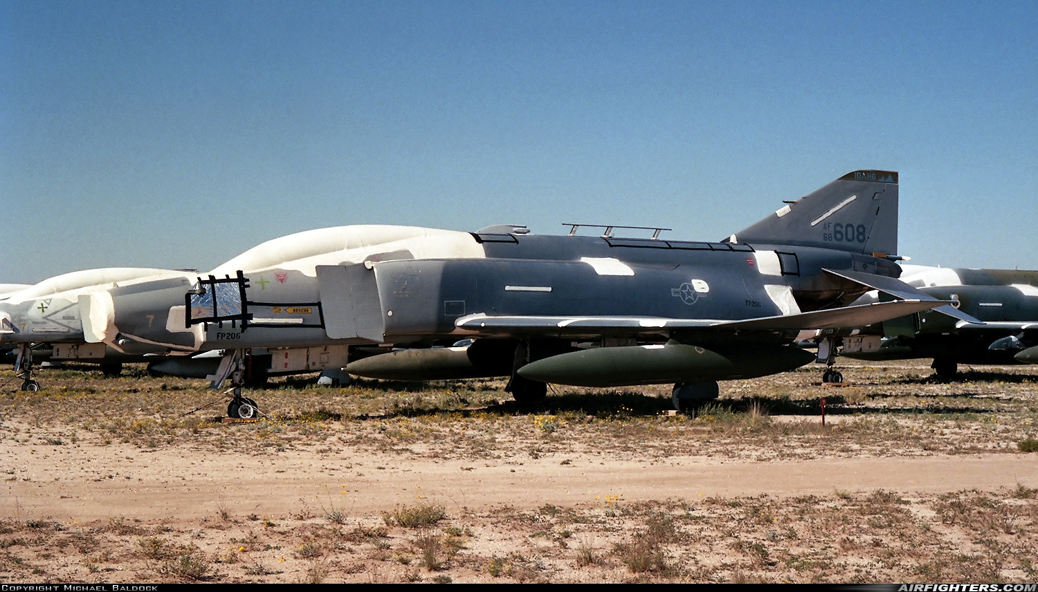 USA - Air Force McDonnell Douglas RF-4C Phantom II 68-0608 at Tucson - Davis-Monthan AFB (DMA / KDMA), USA