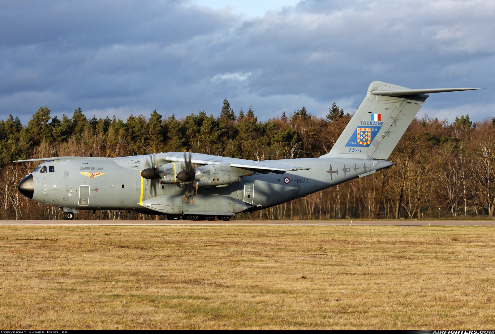 France - Air Force Airbus A400M-180 Atlas 0007 at Wunstorf (ETNW), Germany