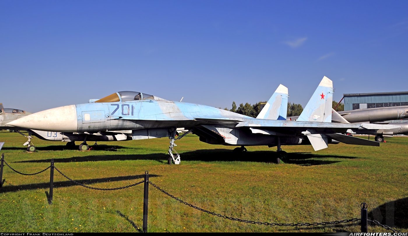 Russia - Air Force Sukhoi Su-27M 701 BLUE at Off-Airport - Monino, Russia