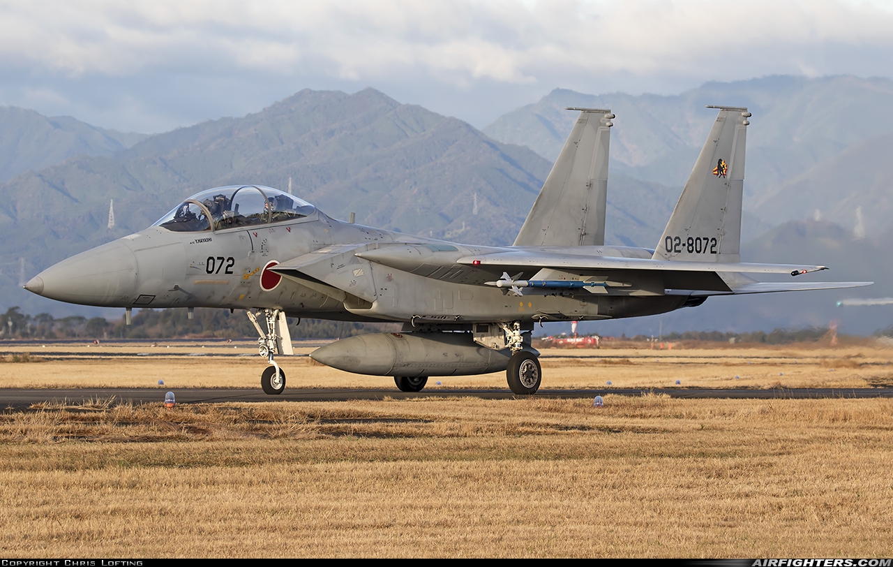 Japan - Air Force McDonnell Douglas F-15DJ Eagle 02-8072 at Nyutabaru (RJFN), Japan
