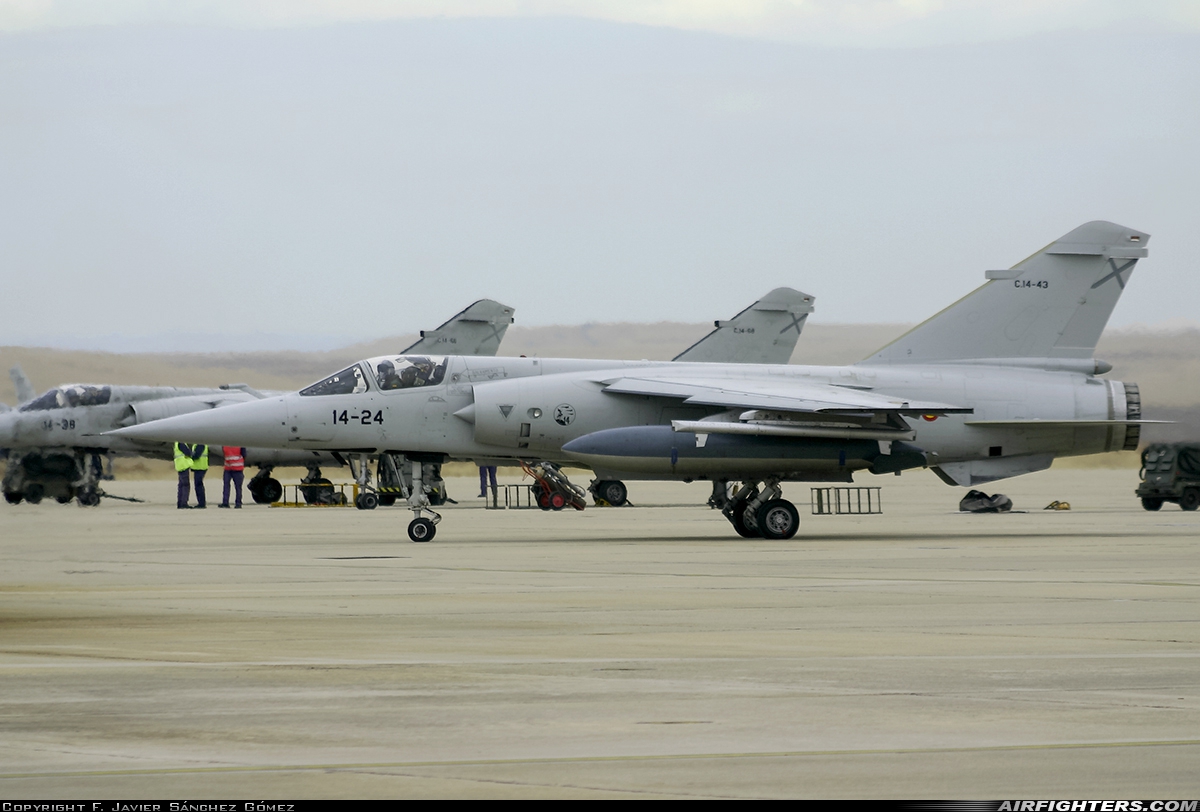 Spain - Air Force Dassault Mirage F1M C.14-43 at Madrid - Torrejon (TOJ / LETO), Spain