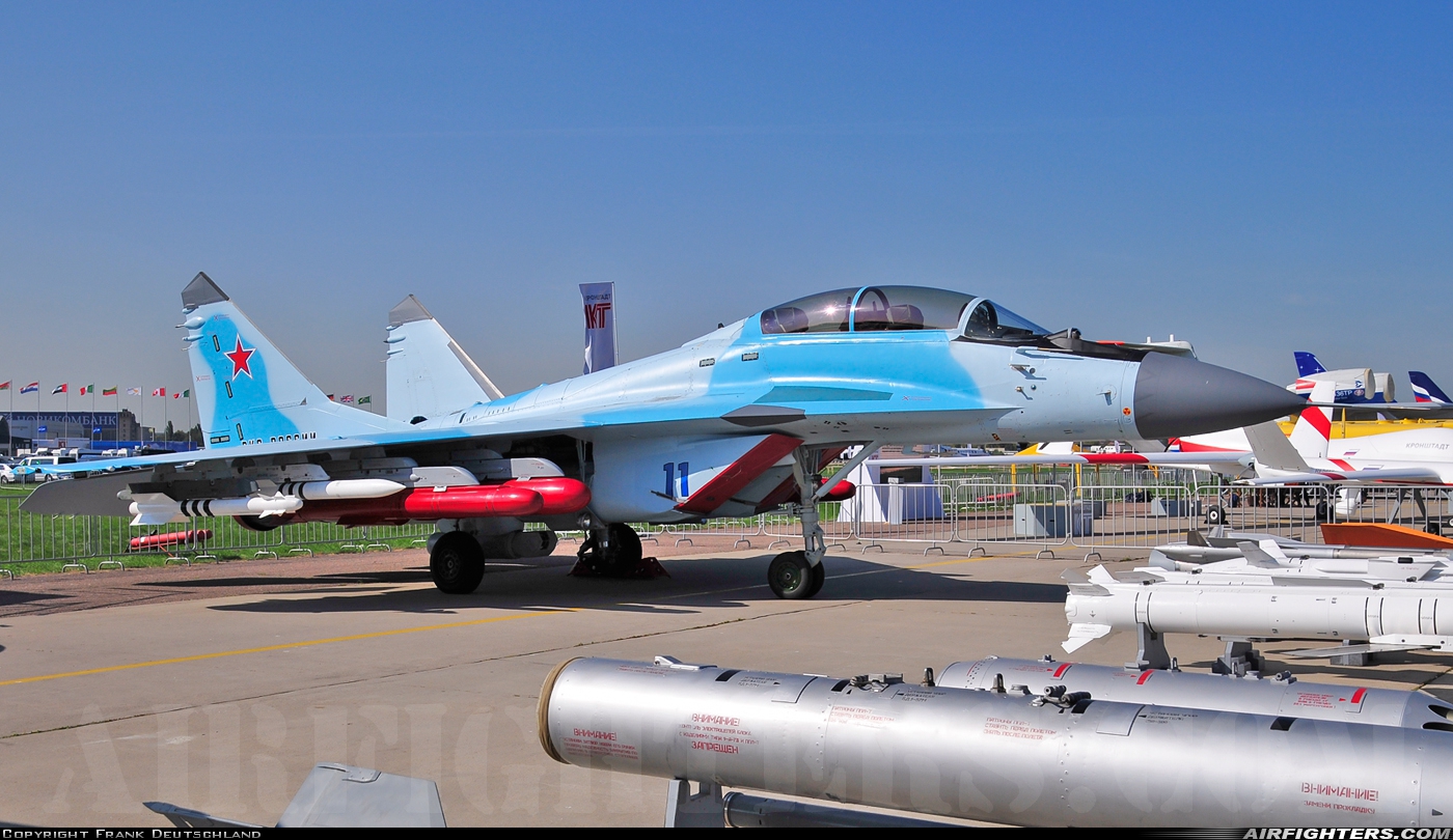 Russia - Air Force Mikoyan-Gurevich MiG-35UB 11 BLUE at Moscow - Zhukovsky (Ramenskoye) (UUBW), Russia