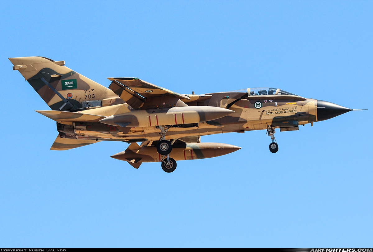 Saudi Arabia - Air Force Panavia Tornado IDS 703 at Madrid - Getafe (LEGT), Spain