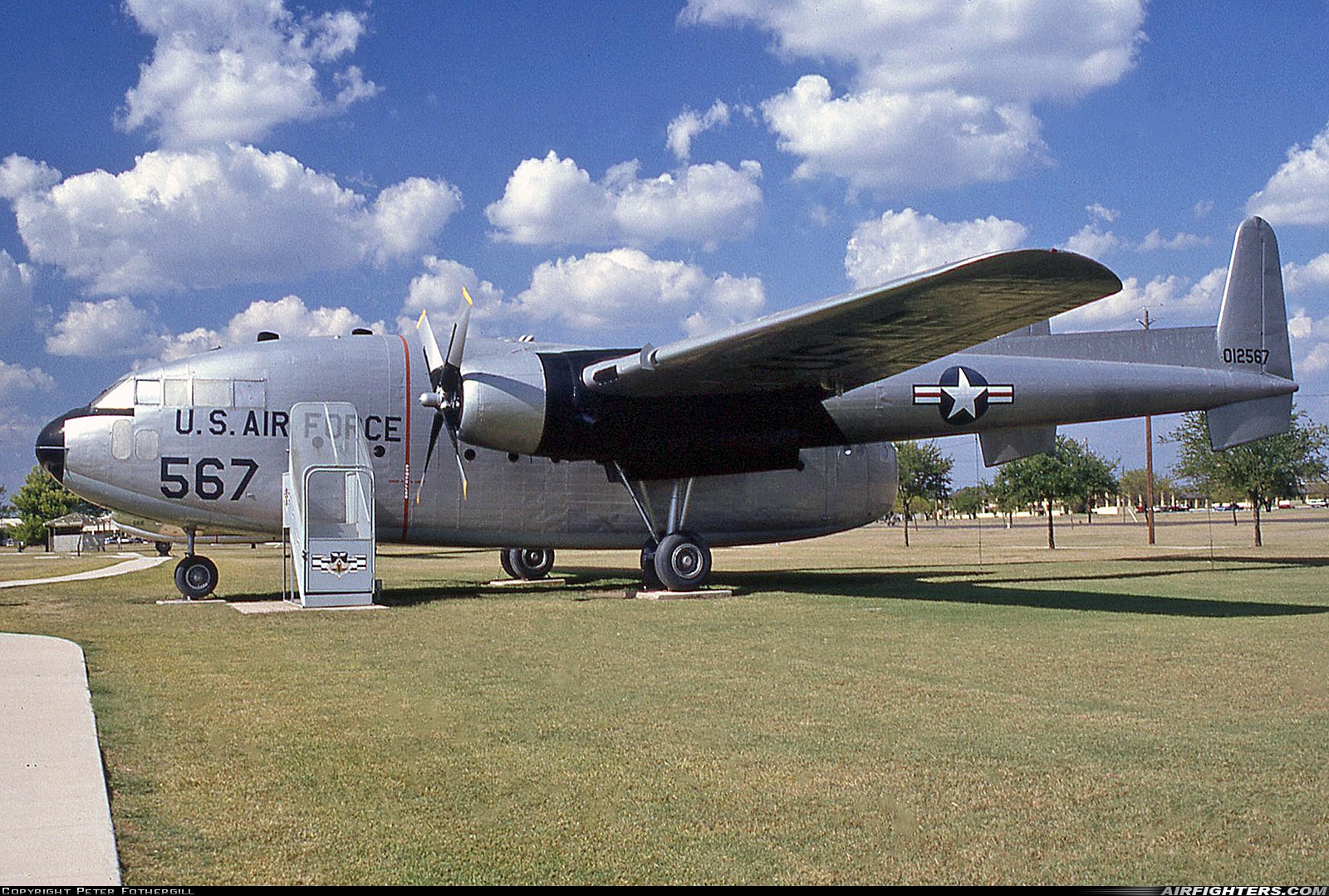 USA - Air Force Fairchild C-119C Flying Boxcar 51-2567 at San Antonio - Lackland AFB / Kelly Field Annex (Kelly AFB) (SKF / KSKF), USA