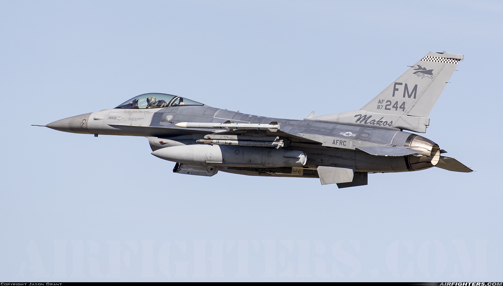 USA - Air Force General Dynamics F-16C Fighting Falcon 87-0244 at Lakenheath (LKZ / EGUL), UK