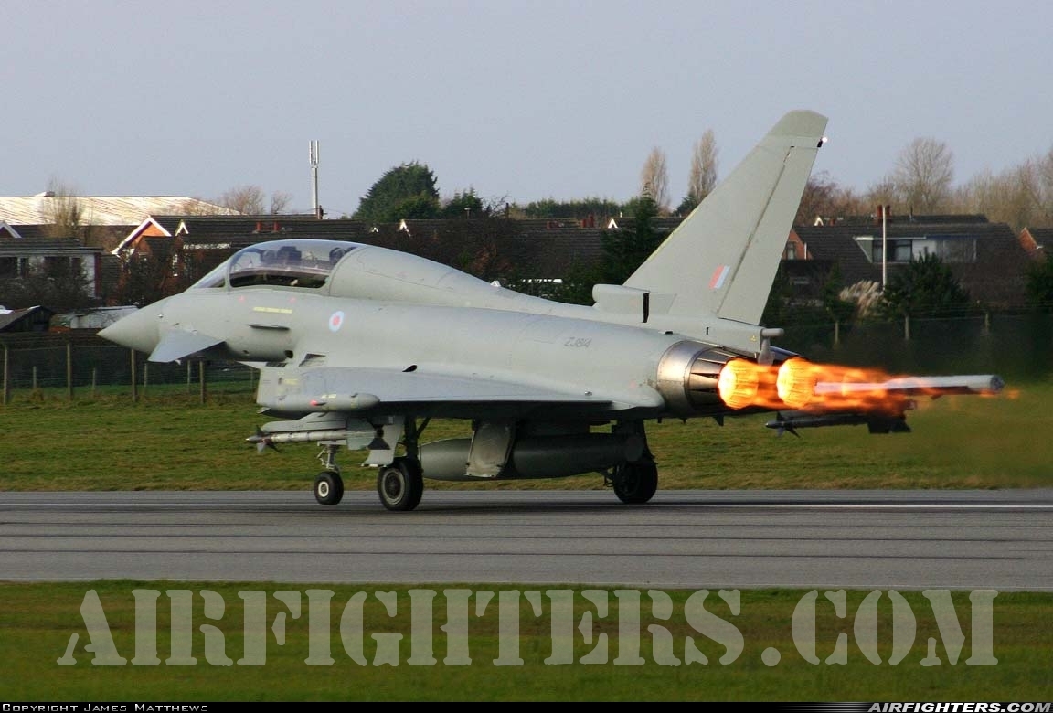 Company Owned - BAe Systems Eurofighter Typhoon T1 ZJ814 at Warton (EGNO), UK