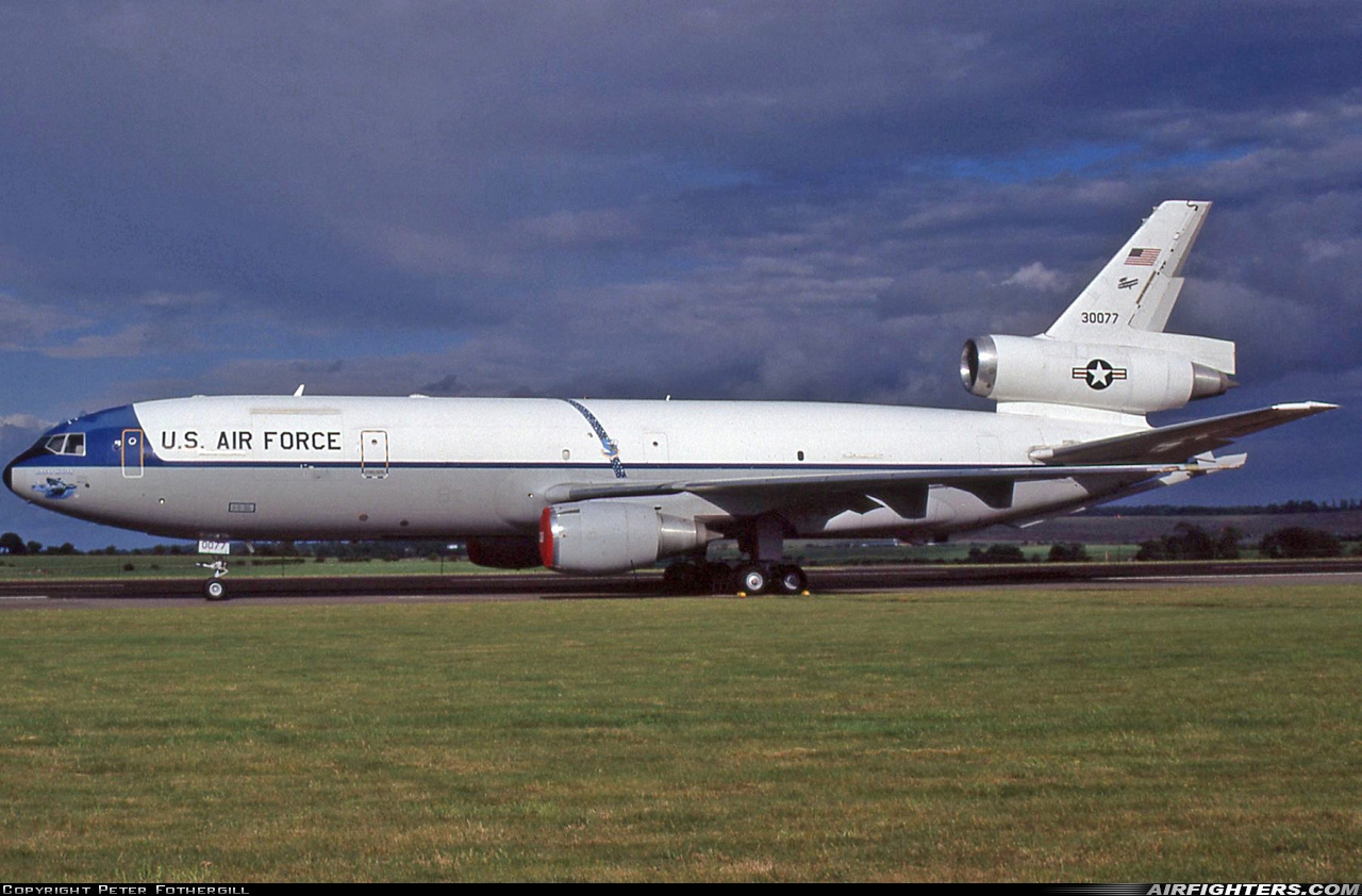 USA - Air Force McDonnell Douglas KC-10A Extender (DC-10-30CF) 83-0077 at Boscombe Down (EGDM), UK