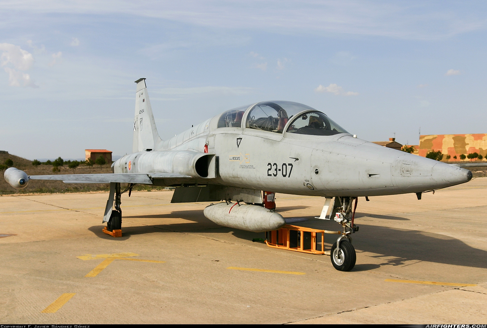 Spain - Air Force Northrop SF-5M Freedom Fighter AE.9-014 at Albacete (- Los Llanos) (LEAB), Spain