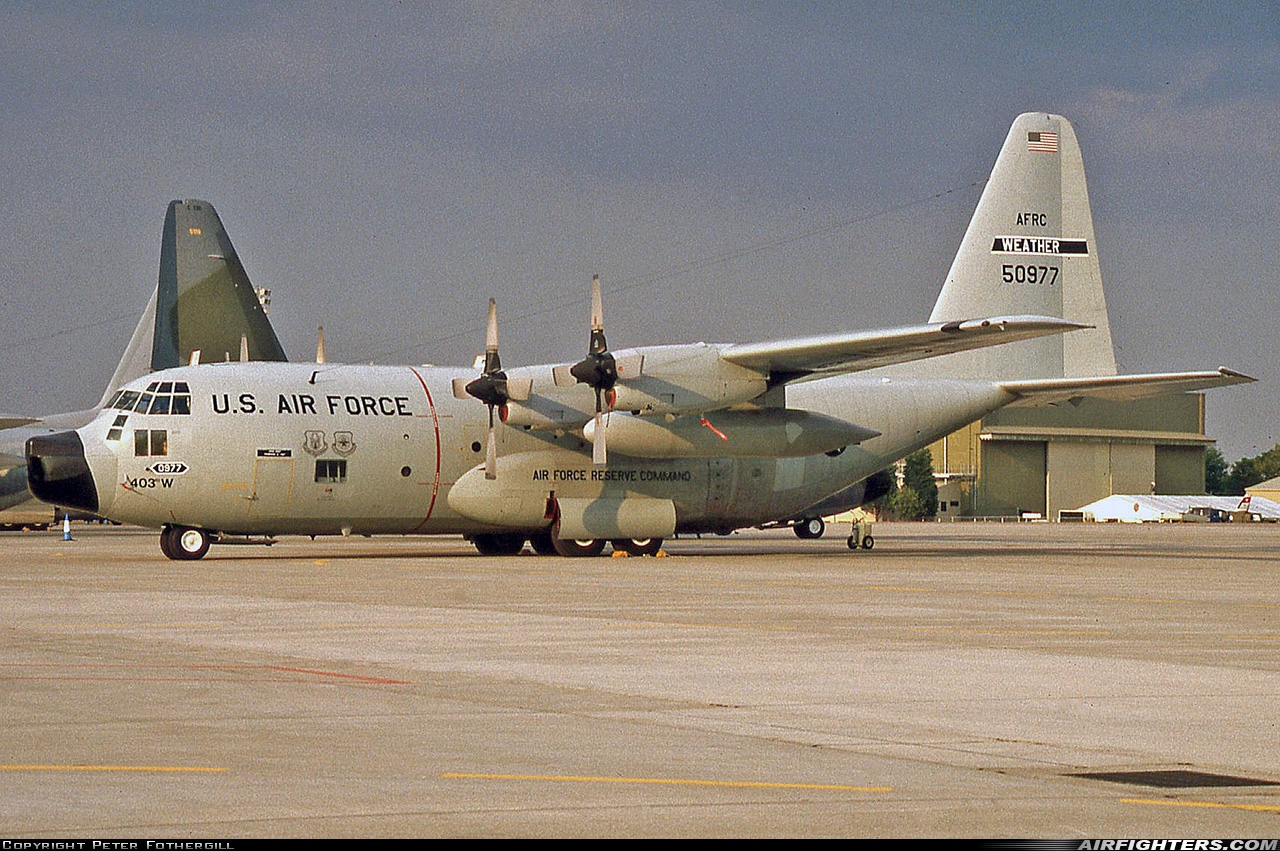 USA - Air Force Lockheed WC-130H Hercules (L-382) 65-0977 at Cottesmore (Oakham) (OKH / EGXJ), UK
