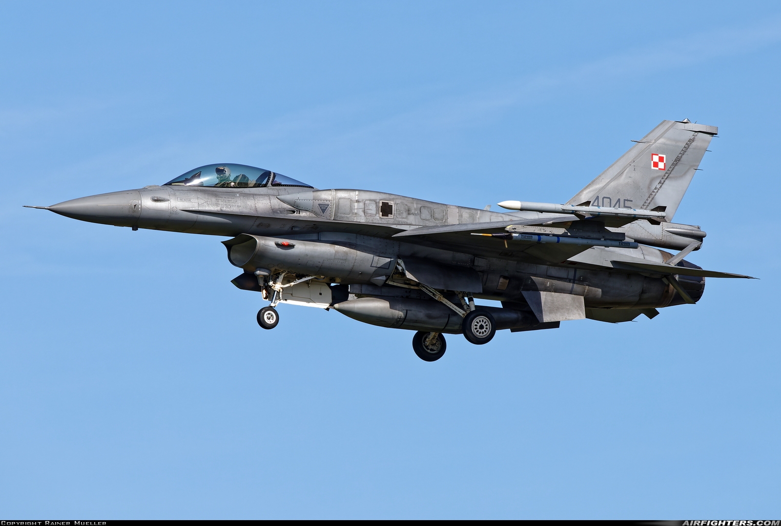 Poland - Air Force General Dynamics F-16C Fighting Falcon 4045 at Leeuwarden (LWR / EHLW), Netherlands