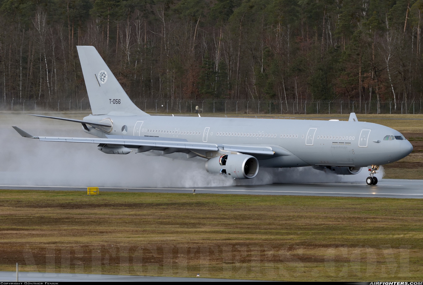 Netherlands - Air Force Airbus KC-30M (A330-243MRTT) T-056 at Nuremberg (NUE / EDDN), Germany