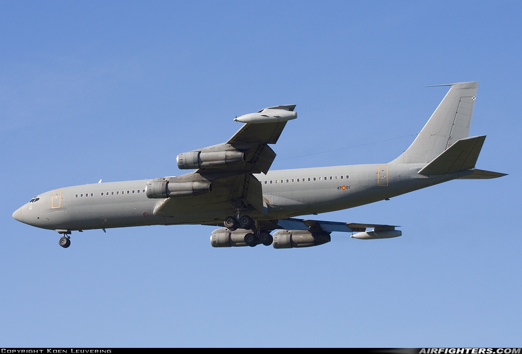 Spain - Air Force Boeing 707-331B TK.17-1 at Eindhoven (- Welschap) (EIN / EHEH), Netherlands