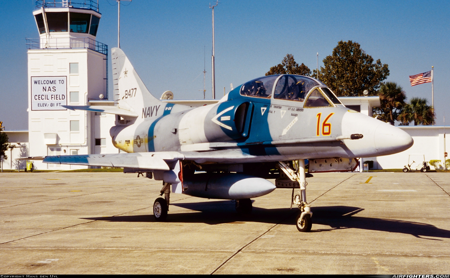 USA - Navy Douglas TA-4J Skyhawk 158477 at Jacksonville - Cecil Field (VQQ / KVQQ), USA
