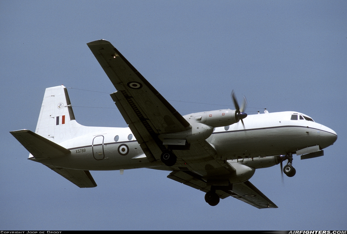 UK - Air Force Hawker Siddeley HS-748 Andover CC.2 XS789 at Wildenrath (WID / EDUW), Germany
