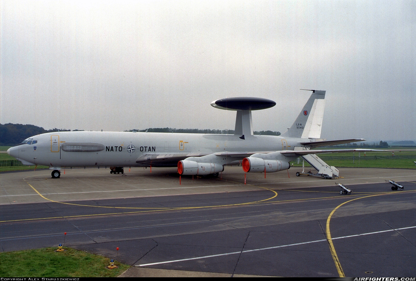 Luxembourg - NATO Boeing E-3A Sentry (707-300) LX-N90451 at Norvenich (ETNN), Germany
