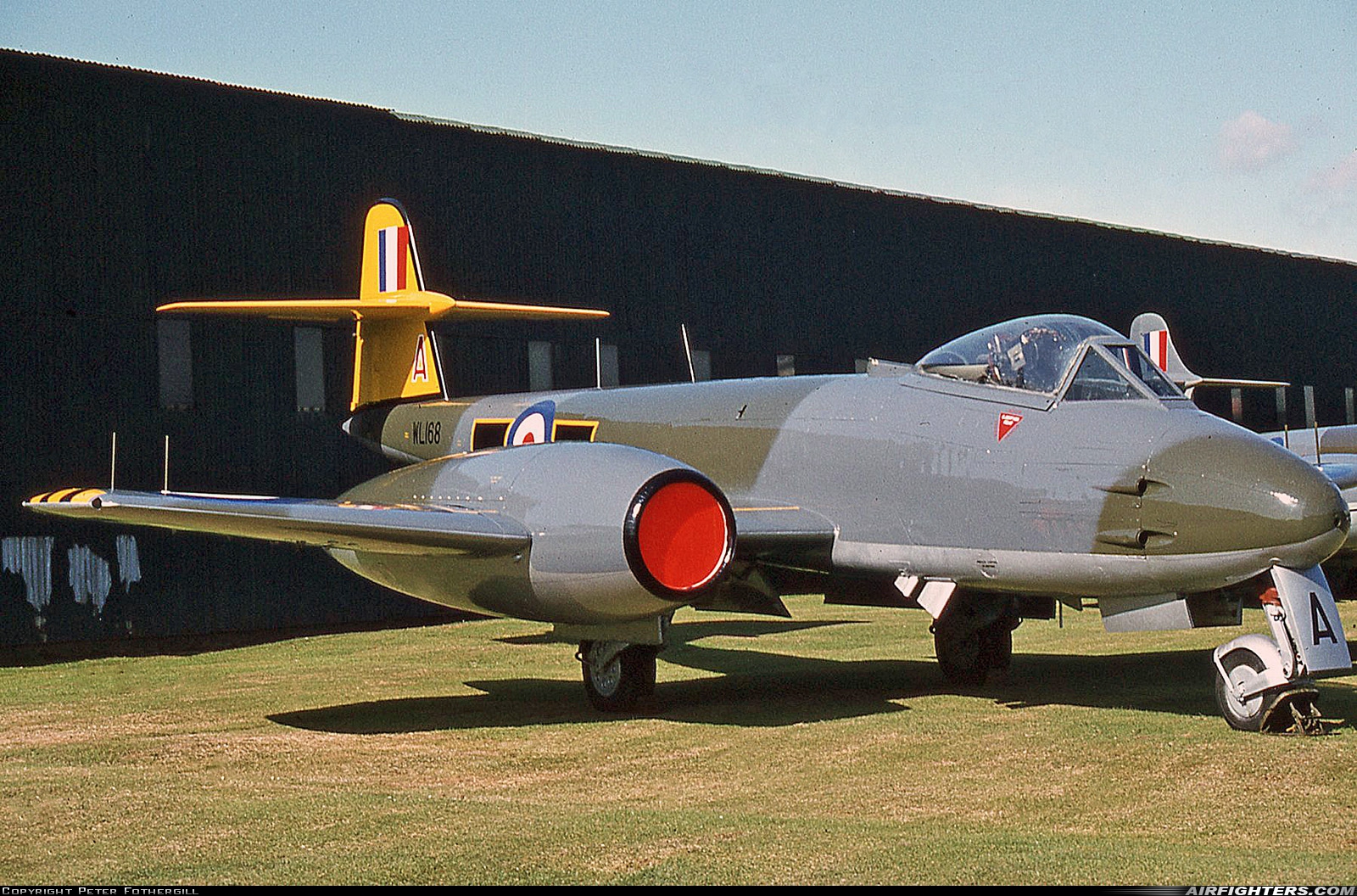 UK - Air Force Gloster Meteor F.8 WL168 at St Athan (EGDX), UK