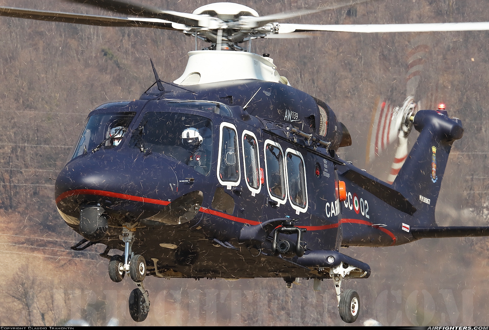 Italy - Carabinieri AgustaWestland AW139 MM81967 at Belluno (LIDB), Italy