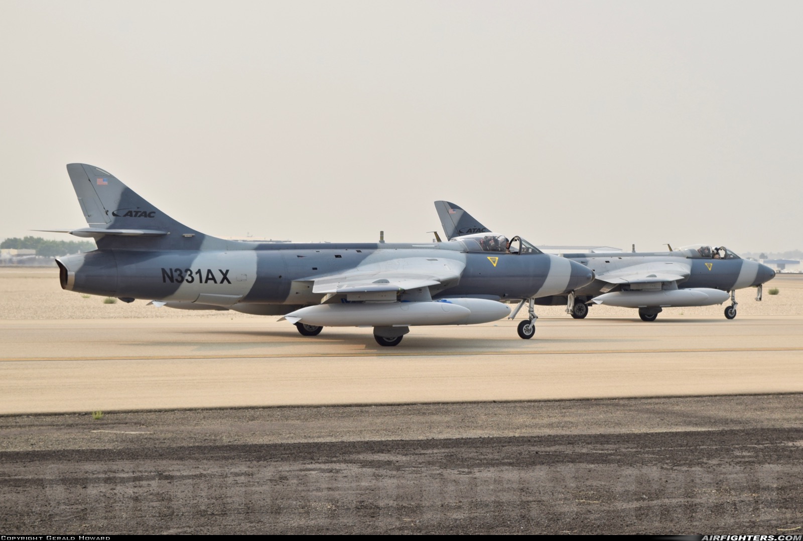 Company Owned - Airborne Tactical Advantage Company (ATAC) Hawker Hunter F58 N331AX at Boise - Air Terminal / Gowen Field (Municipal) (BOI / KBOI), USA