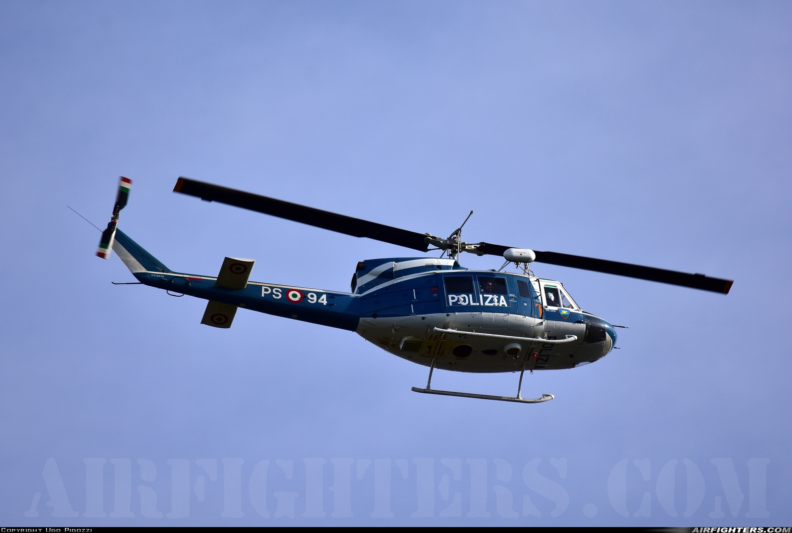 Italy - Polizia Agusta-Bell AB-212AM MM81653 at Off-Airport - Arona (NO), Italy