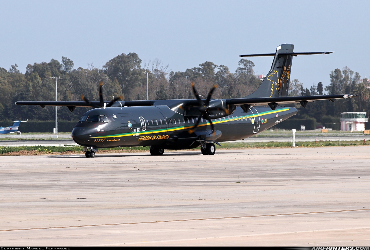 Italy - Guardia di Finanza ATR P-72B (ATR-72-600MP) MM62315 at Malaga (AGP / LEMG), Spain