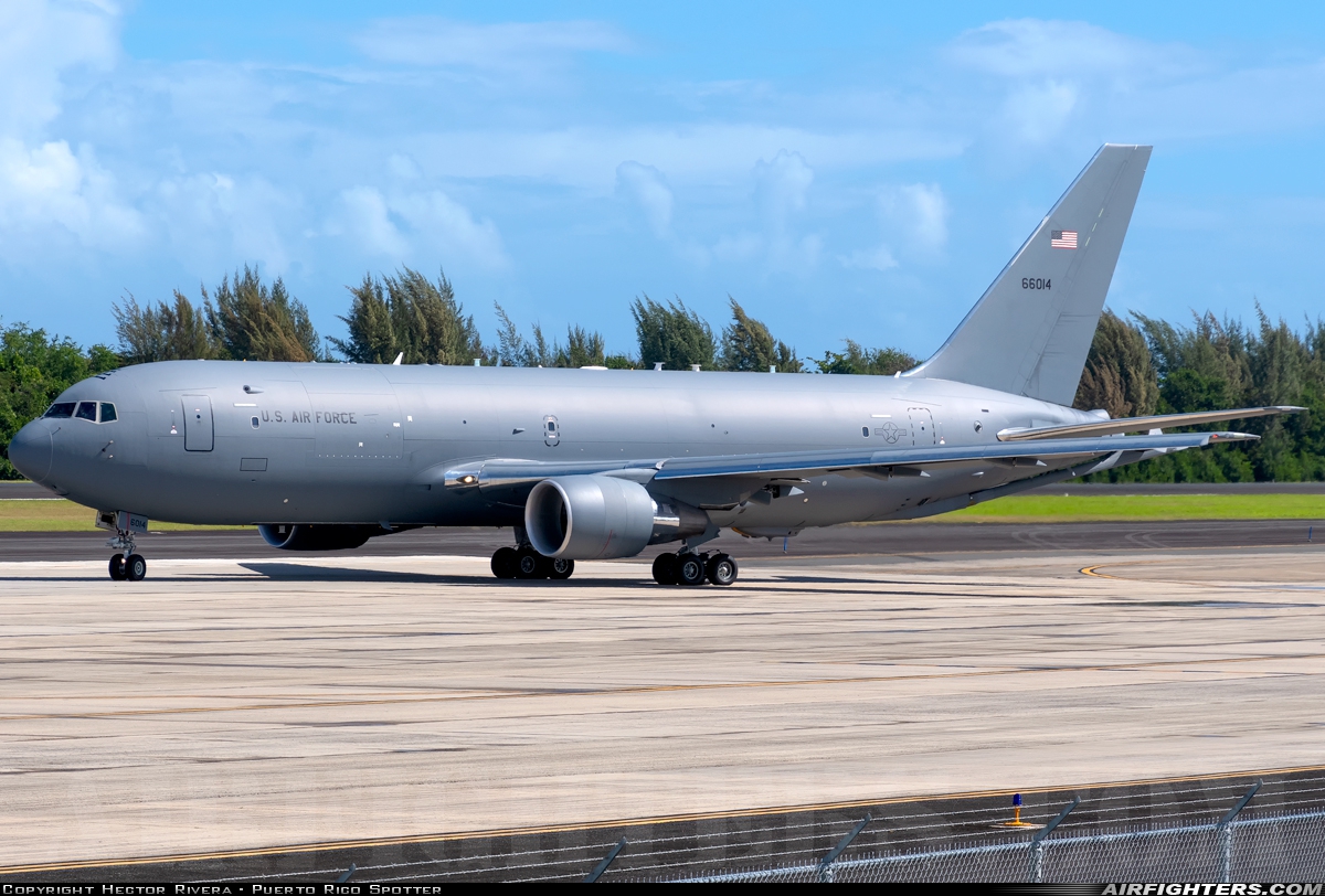 USA - Air Force Boeing KC-46A Pegasus (767-200LRF) 16-46014 at San Juan - Luis Munoz Marin Int. (SJU / TJSJ), Puerto Rico