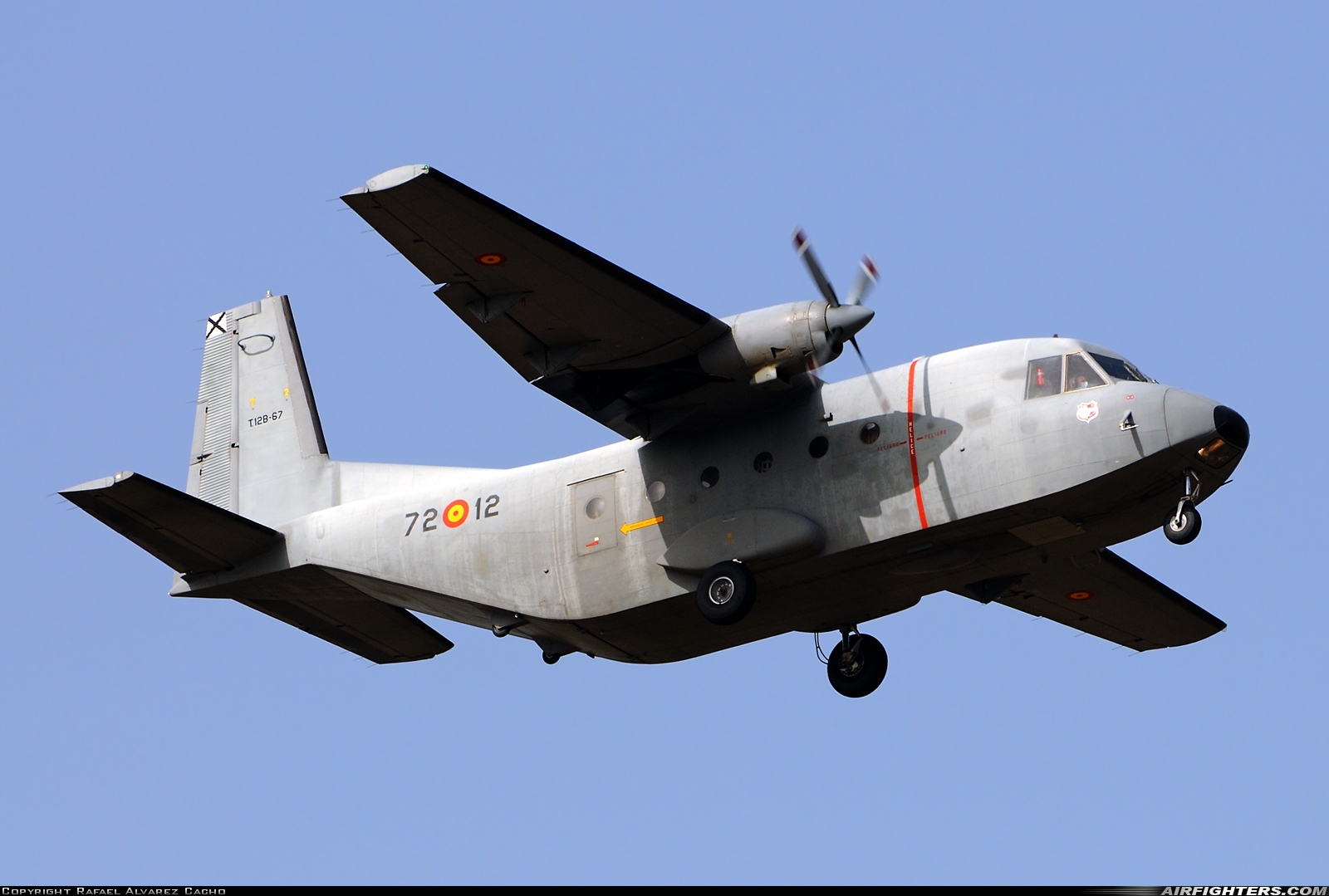 Spain - Air Force CASA C-212-100 Aviocar T.12B-67 at Valladolid (- Villanubla) (VLL / LEVD), Spain