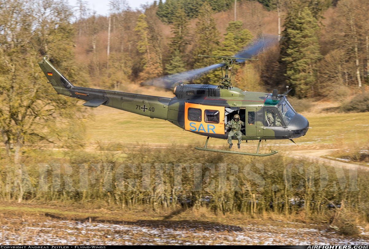 Germany - Army Bell UH-1D Iroquois (205) 71+40 at Withheld, Germany